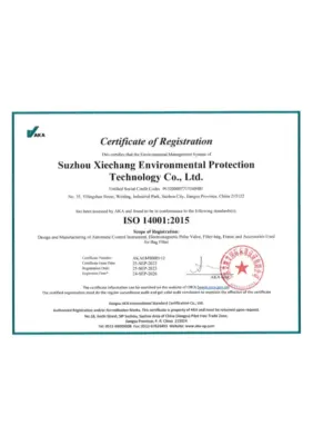 ISO 14001 Certification