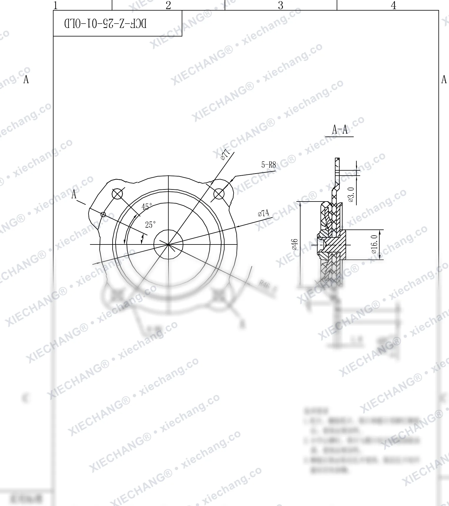 DCF-Z-25-01-OLD · DN25 — Assembly Drawing
