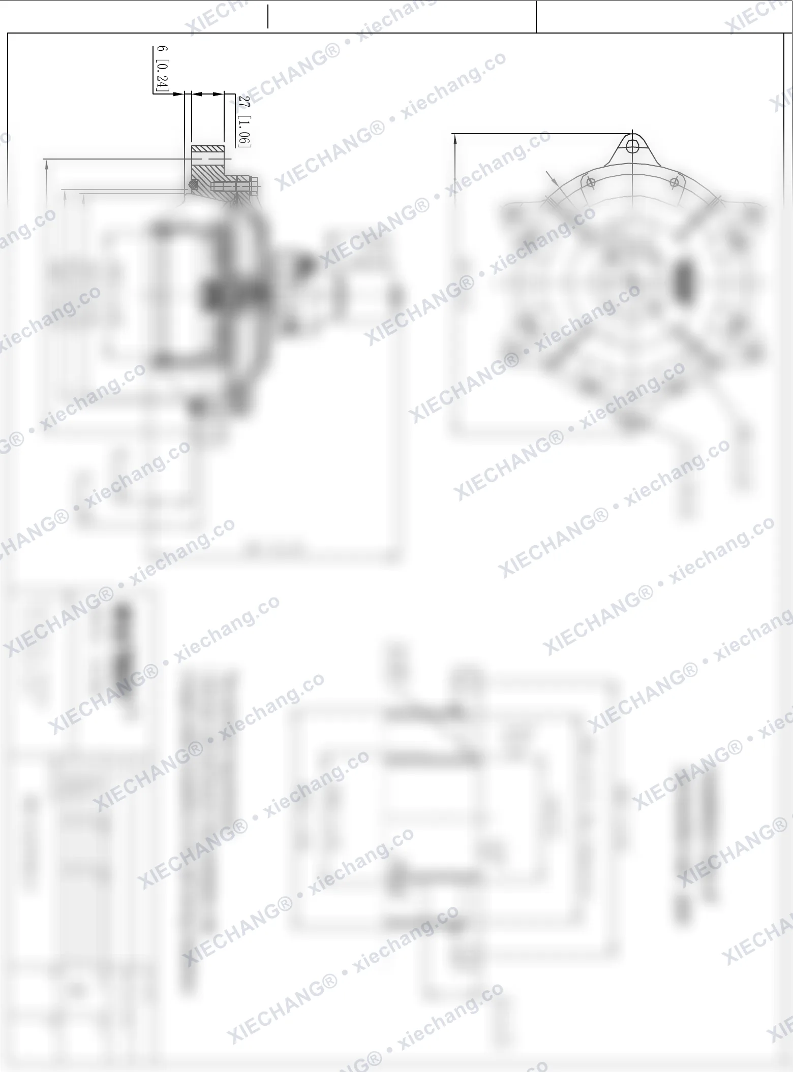 WPS-CA/EP102.B · immersed valve — Installation Drawing