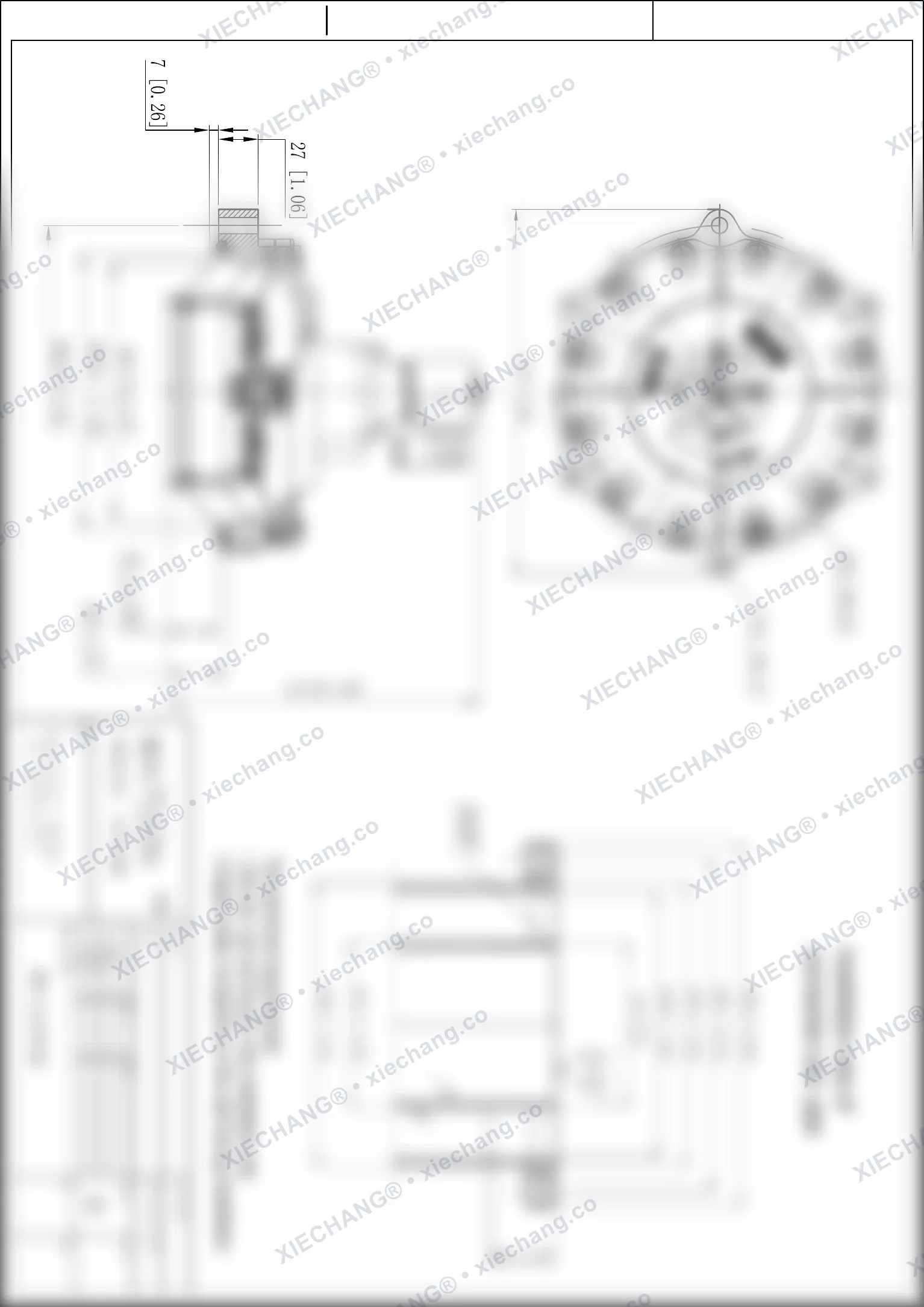 WPS-CA/EP102 · immersed valve — Installation Drawing