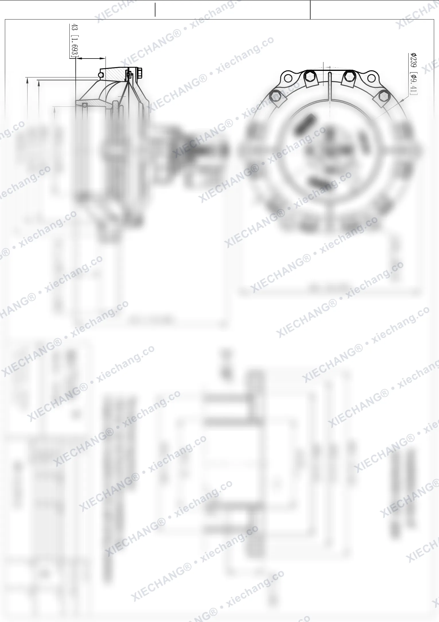 WPS-CA/EP115 · immersed valve — Installation Drawing