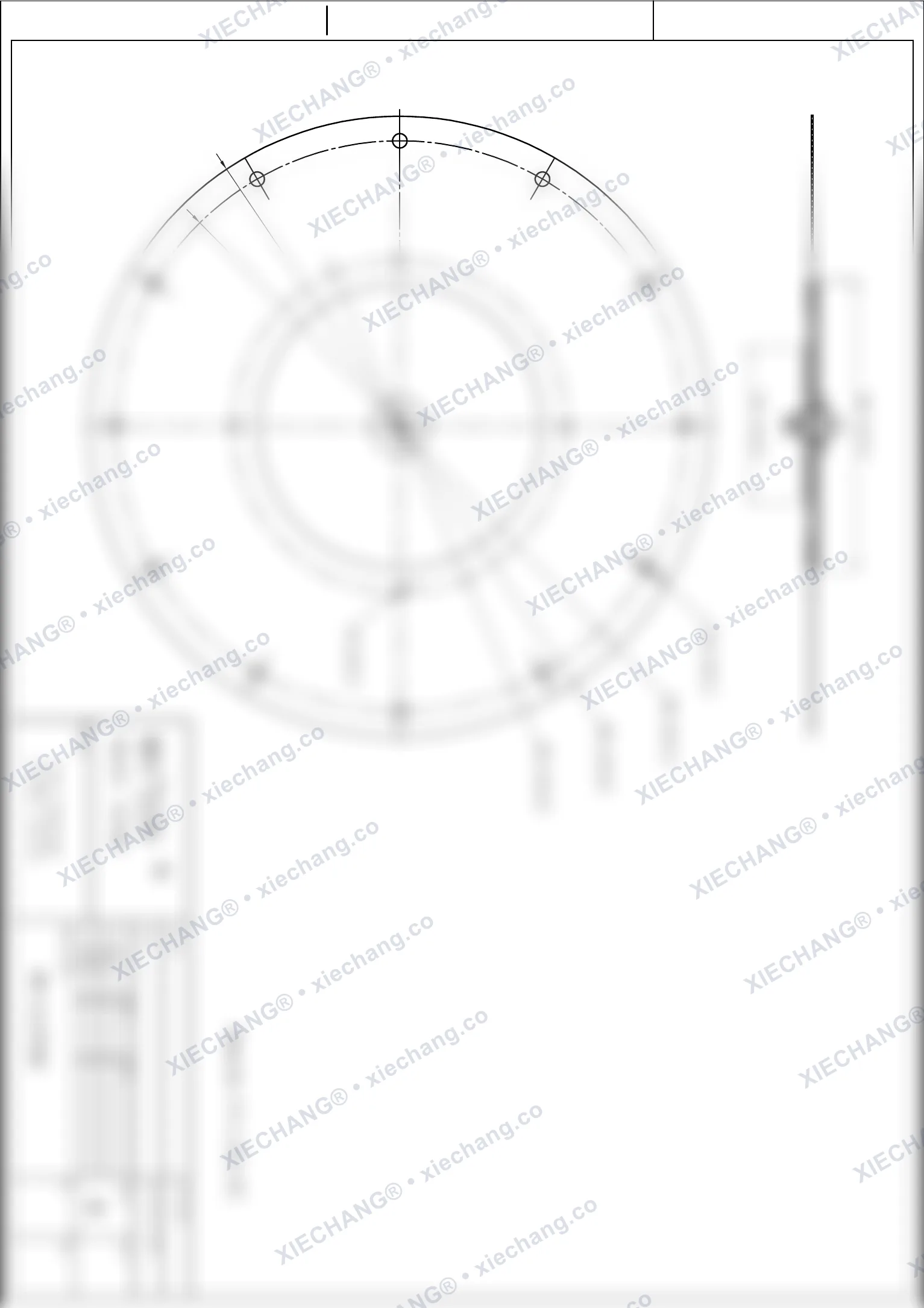 WPS-CA/EP200 · 8 inch · first-stage · large-valve diaphragm assembly — Assembly Drawing