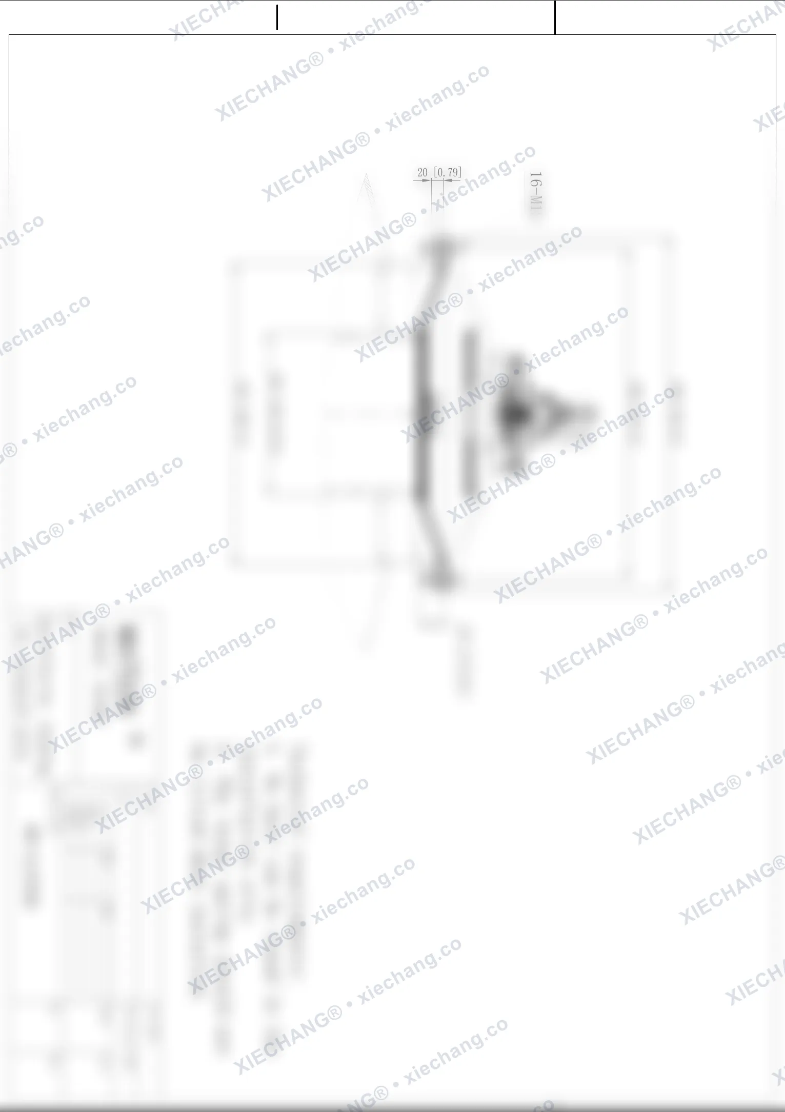 WPS-CA/EP250 · 10 inch · ultra-low-pressure large valve — Installation Drawing