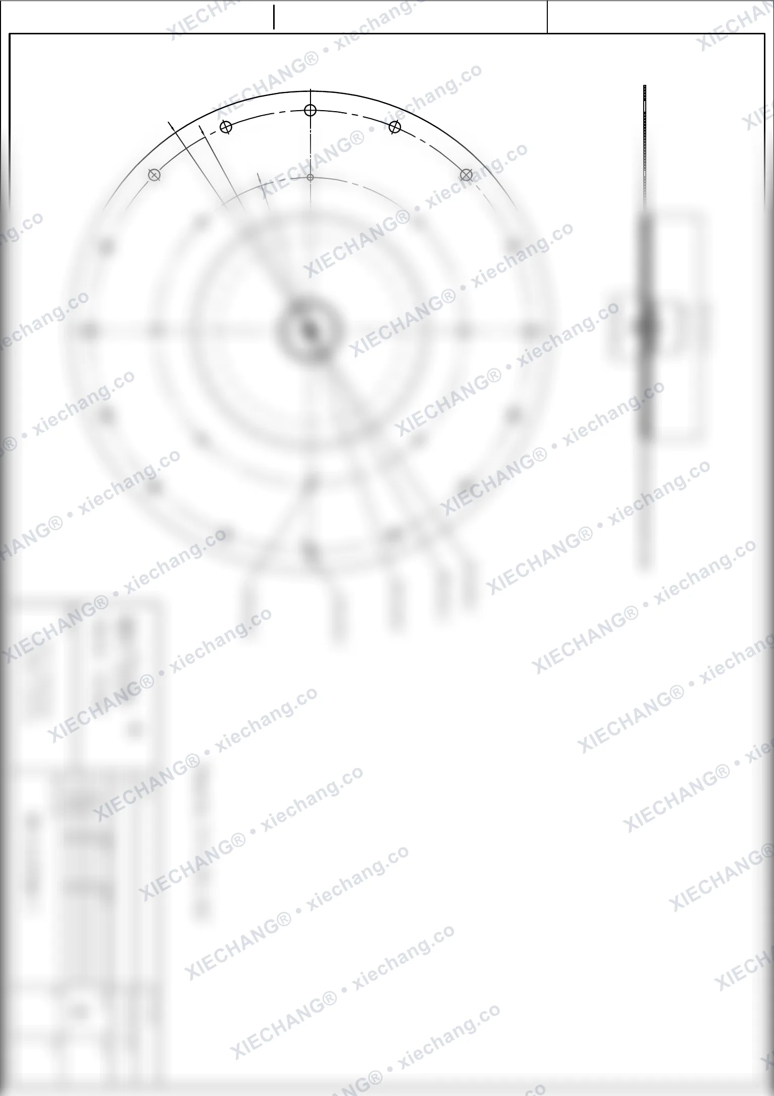 WPS-CA/EP300/I · 12 inch · first-stage · large-valve diaphragm assembly — Assembly Drawing