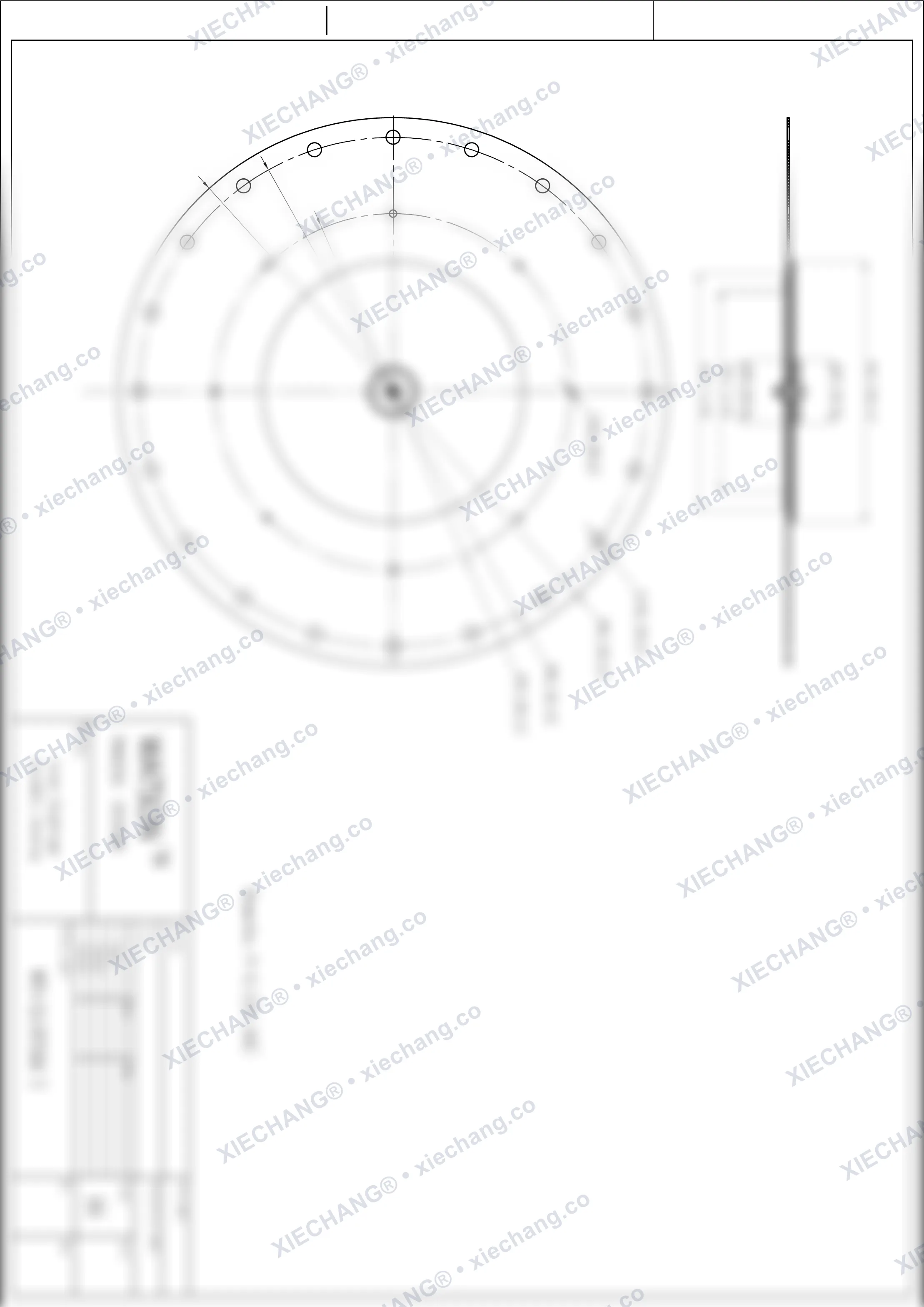 WPS-CA/EP350/I · 14 inch · first-stage · large-valve diaphragm assembly — Assembly Drawing