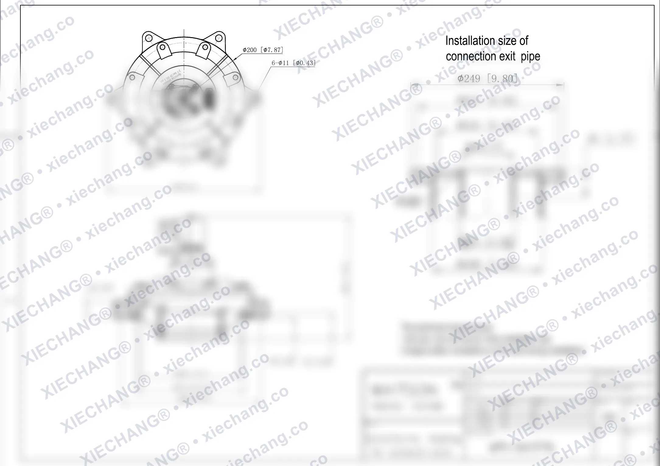 WPS-CA/EP76 · immersed valve — Installation Drawing