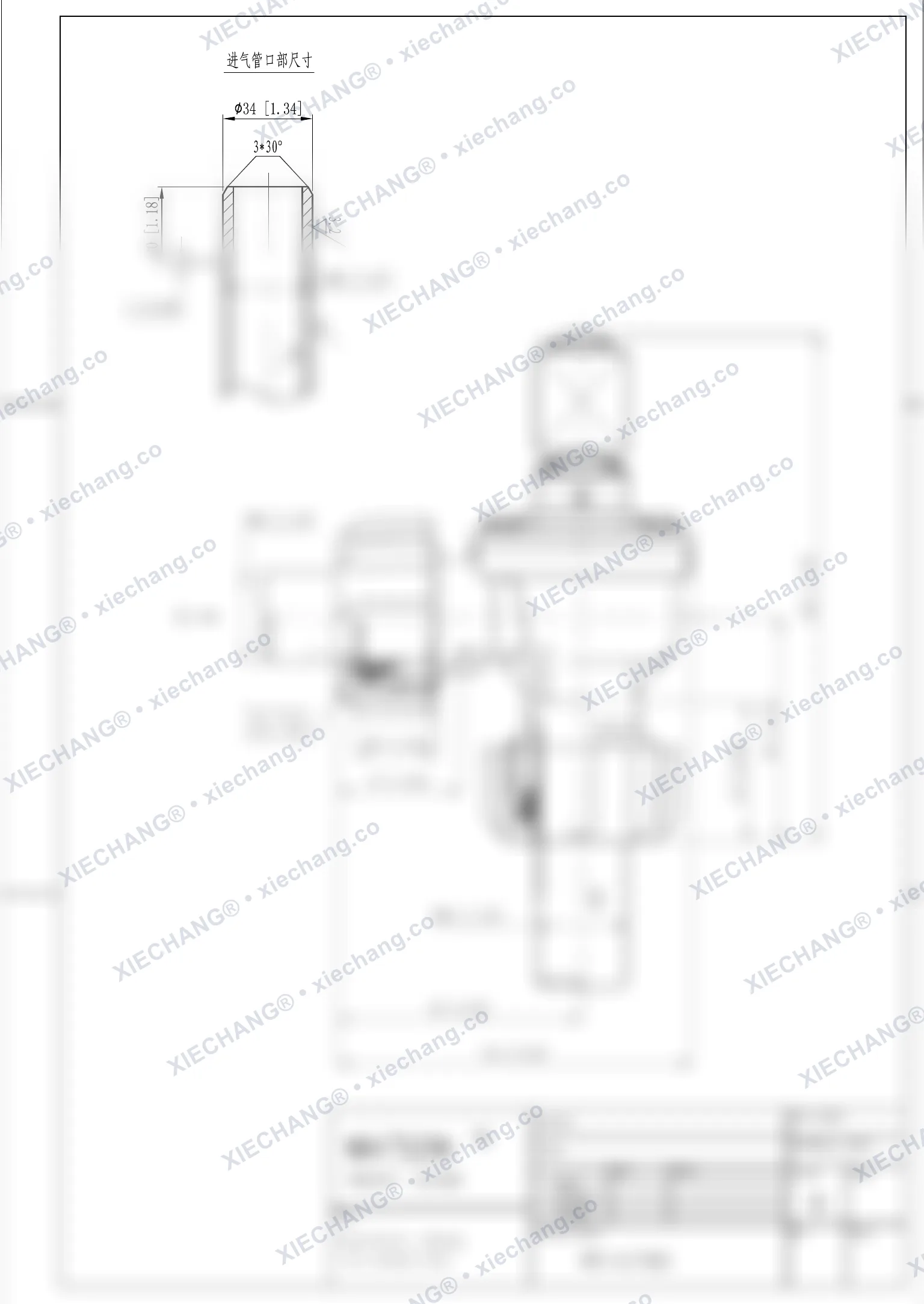 WPS-CA/TD25 · male-thread / flameproof valve — Installation Drawing