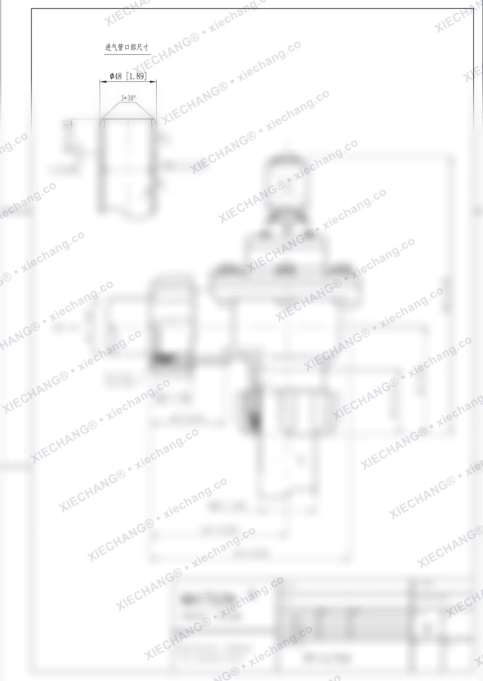 WPS-CA/TD40 · male-thread / flameproof valve — Installation Drawing