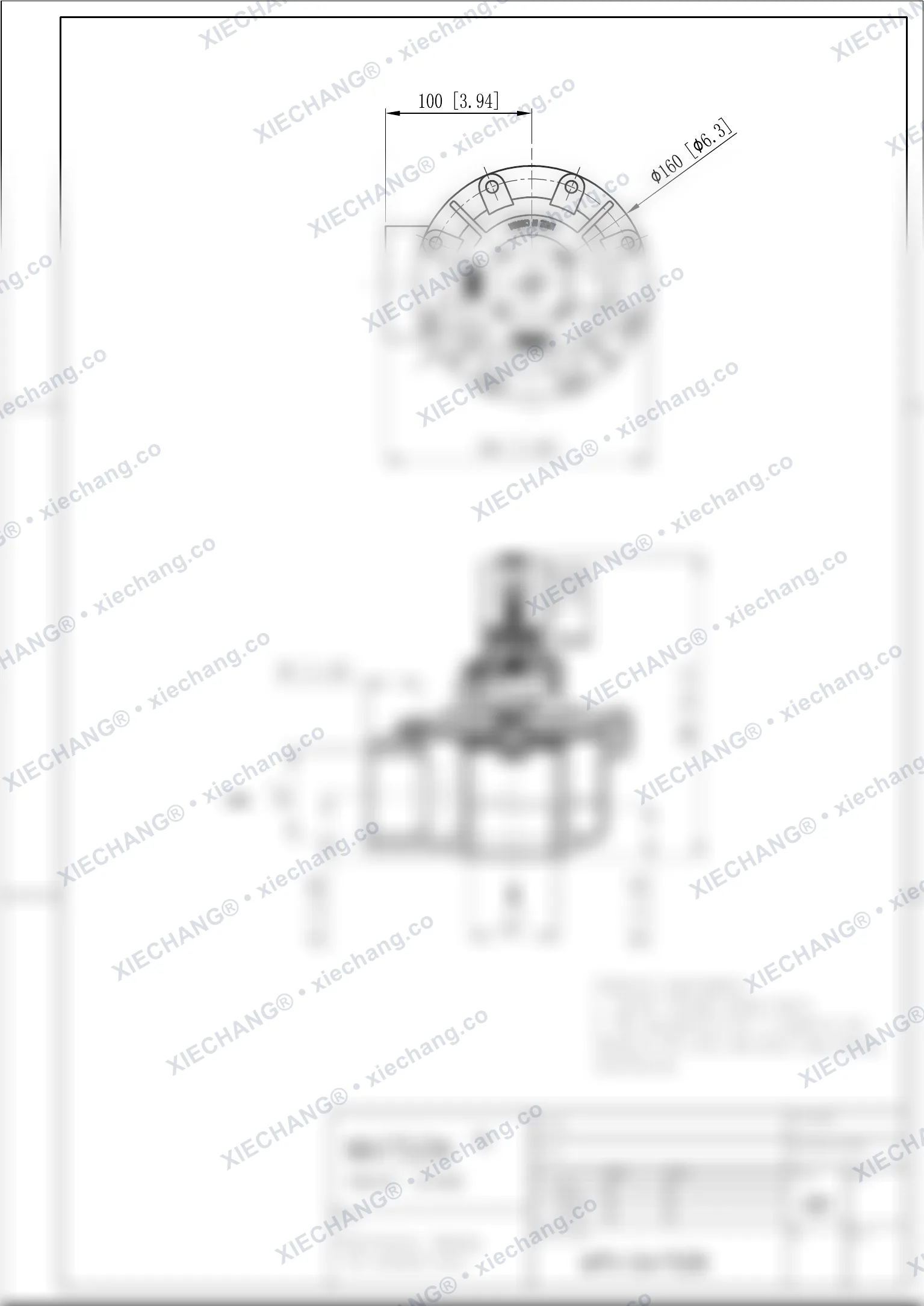WPS-CA/TG50 · right-angle valve — Installation Drawing