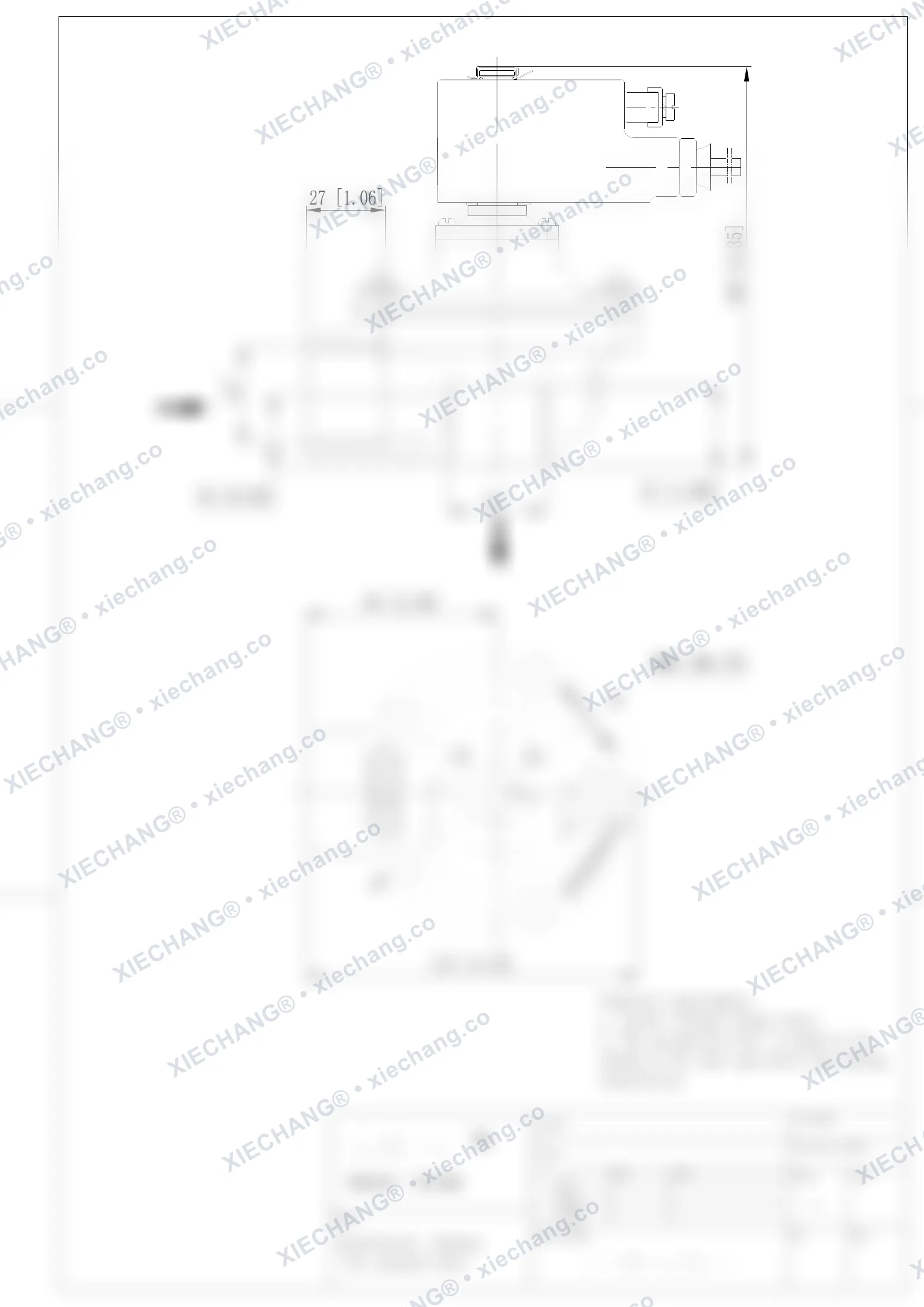 WPS-F-CA/TG25 · male-thread / flameproof valve — Installation Drawing