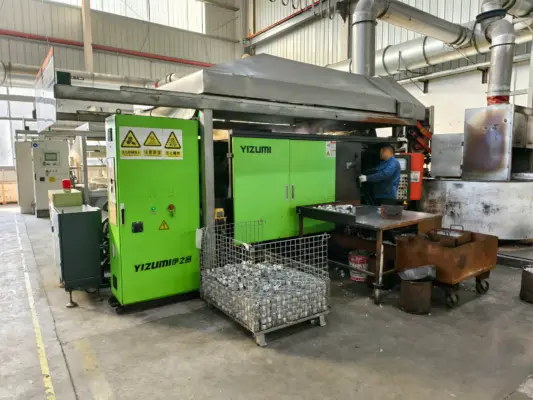 Dust collector pulse valve body manufacturing equipment