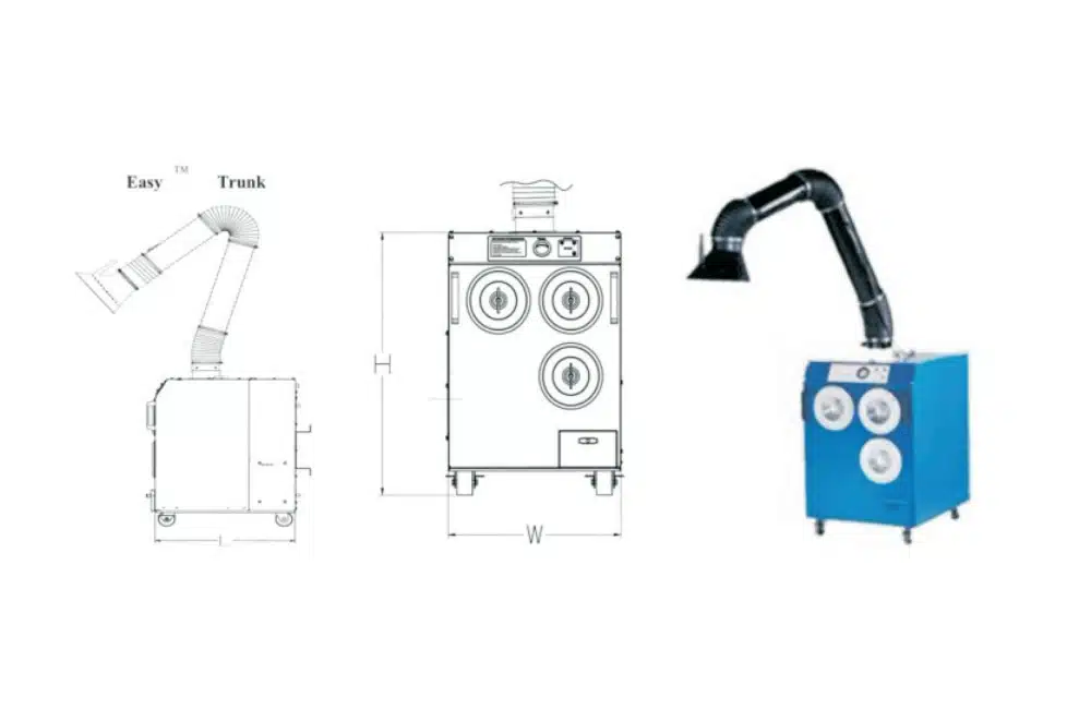 Mobile Single-Unit Dust Collector