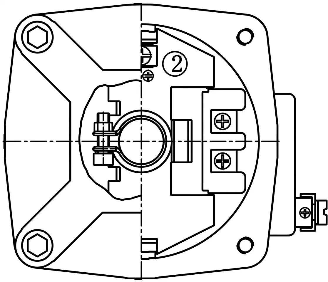Dimensional Drawing: Xiechang® Ex db Flameproof Solenoid Pulse Valve