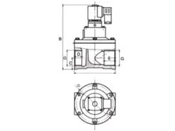 Xiechang® DMF-T Series Explosion-Proof Baghouse Pulse Valve